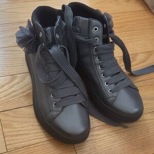 Geox Black Kids' High-Top Boots